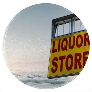 Liquor Store Flannel Mats Carpet (Round)