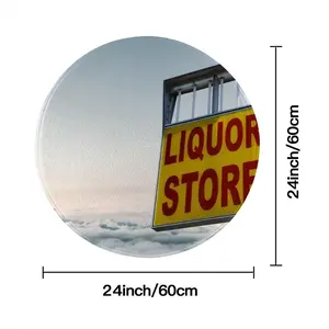 Liquor Store Flannel Mats Carpet (Round)