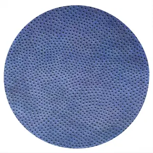 Blue-Purple Flannel Mats Carpet (Round)