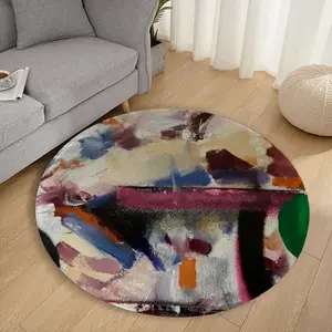 Milk Flannel Mats Carpet (Round)