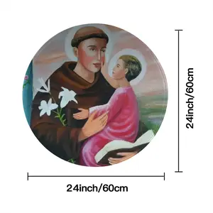 Saint Anthony Flannel Mats Carpet (Round)