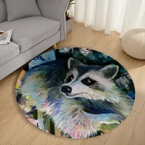 Unexpected Guest Flannel Mats Carpet (Round)