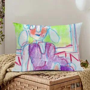 Everyday Micro-Scenes 002 Polyester Pillow (Rectangle, Multi-Size)