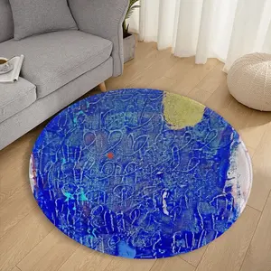 The Sun Of The Night Flannel Mats Carpet (Round)