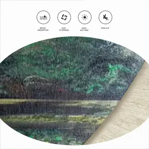 Windy Mornings Flannel Mats Carpet (Round)