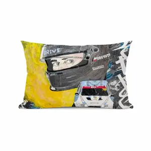 No Risk No Drift - Sport Auto Formula One Man People Polyester Pillow (Rectangle, Multi-Size)