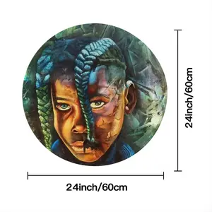 African Youngster Flannel Mats Carpet (Round)