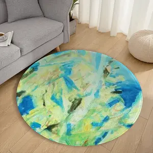 Shake Flannel Mats Carpet (Round)