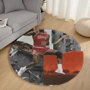 Air Jordan Flannel Mats Carpet (Round)