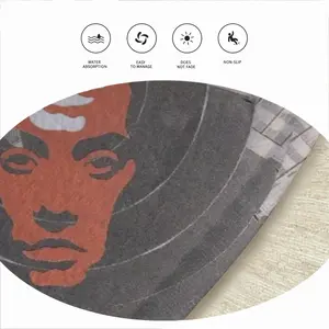 Vertigo Flannel Mats Carpet (Round)