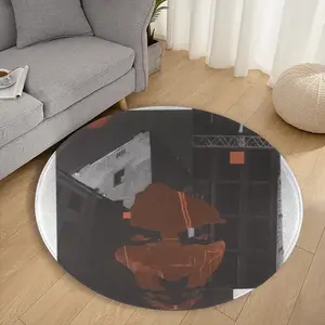 Horror Flannel Mats Carpet (Round)