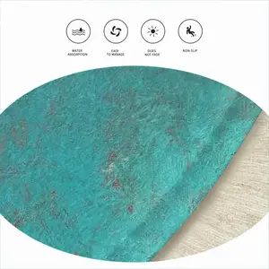 Morning Habits Flannel Mats Carpet (Round)