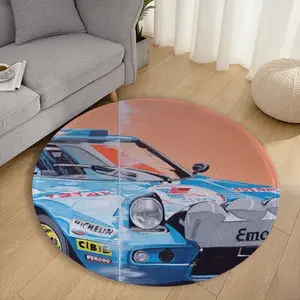 Lancia Stratos Flannel Mats Carpet (Round)