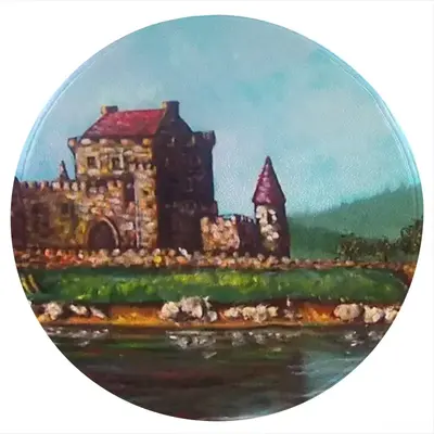 Fantasy Castle Flannel Mats Carpet (Round)