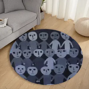 The Forgotten Dead Flannel Mats Carpet (Round)