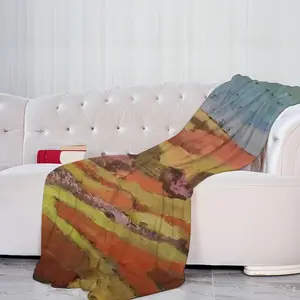 Mountain Range Microfiber Blanket