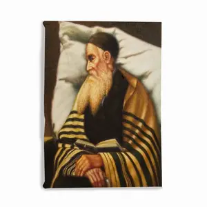 Rabbi From Galicia Microfiber Blanket