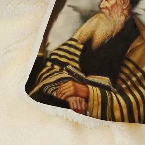 Rabbi From Galicia Microfiber Blanket