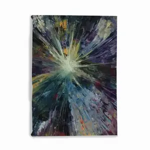 Chaos In The Space Microfiber Blanket