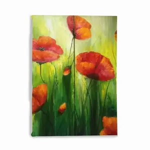 The Sunshine Poppies Microfiber Blanket