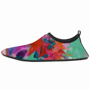 Men Lilies In A Vase Diving Beach Shoes