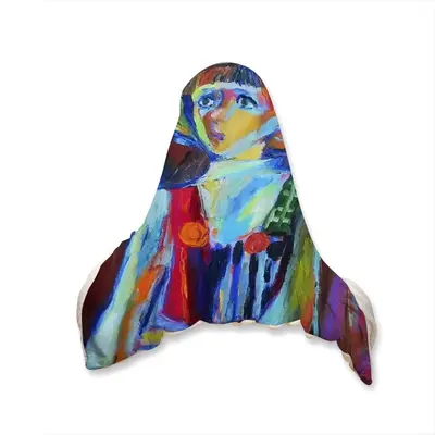 Boy In Clown Costume Microfiber Blanket