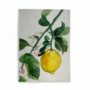 Lemon Branch Microfiber Blanket