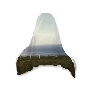 Misty View Of The Orkneys From Duncansby Head Microfiber Blanket