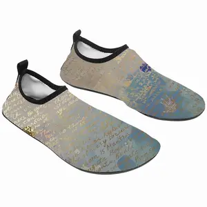 Men “Heart Of Perfect Wisdom Sutra” Diving Beach Shoes