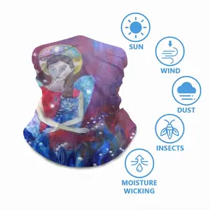 Angel With Cat Ice Silk Scarf (Kids)