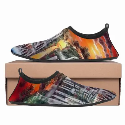 Men Beautiful Sunsets Diving Beach Shoes