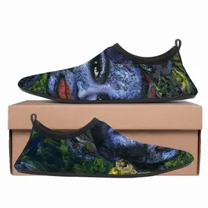 Men Blue Flame Diving Beach Shoes