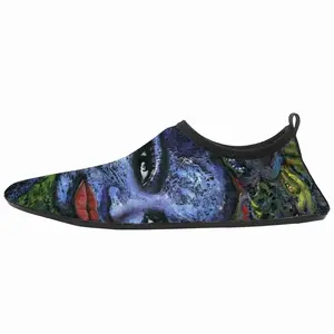 Men Blue Flame Diving Beach Shoes