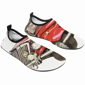 Men Lady In Red Diving Beach Shoes