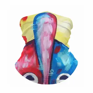 African Mask Family Ice Silk Scarf (Kids)