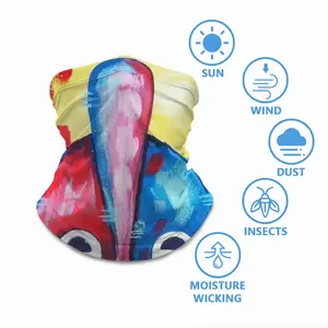 African Mask Family Ice Silk Scarf (Kids)