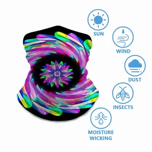 Flowers Space Ice Silk Scarf (Kids)