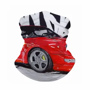 Porsche Turbo Red Ice Silk Scarf (Kids)