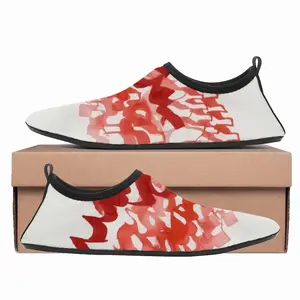 Men Calligraphic Landscape 001 Diving Beach Shoes