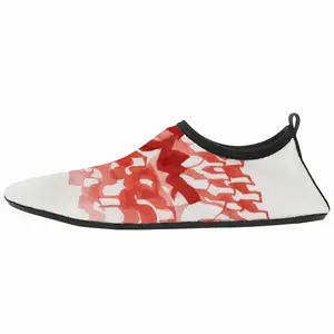 Men Calligraphic Landscape 001 Diving Beach Shoes