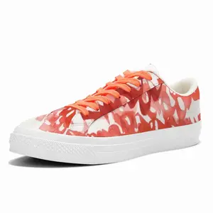 Men Calligraphic Landscape 001 Low Top Canvas Shoes