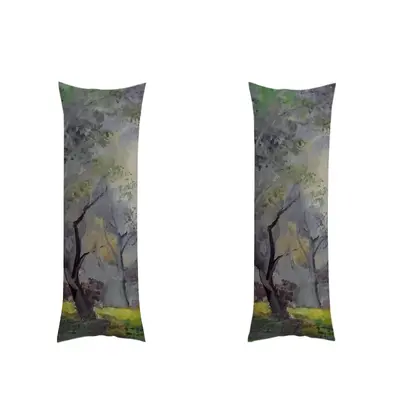 Misty Trees Long Pillow (Multi-Size)