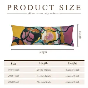 Vibrant Long Pillow (Multi-Size)