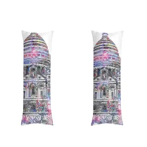 The Sacred Heart Of Paris On The Hill Of Montmartre Long Pillow (Multi-Size)