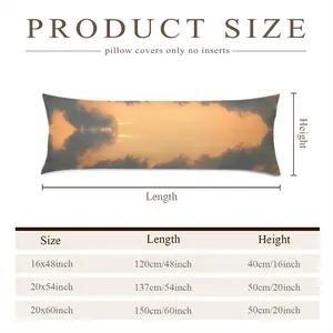 Bermuda Dragon Sunset Long Pillow (Multi-Size)