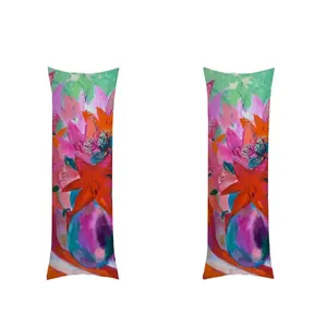 Lilies In A Vase Long Pillow (Multi-Size)