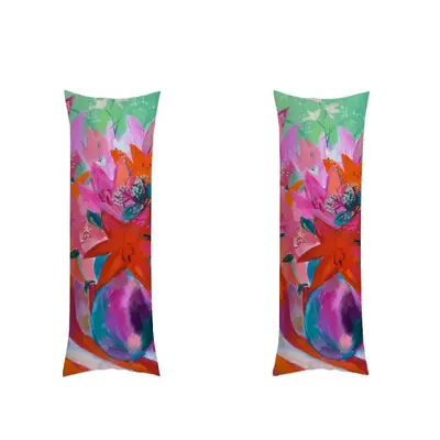 Lilies In A Vase Long Pillow (Multi-Size)