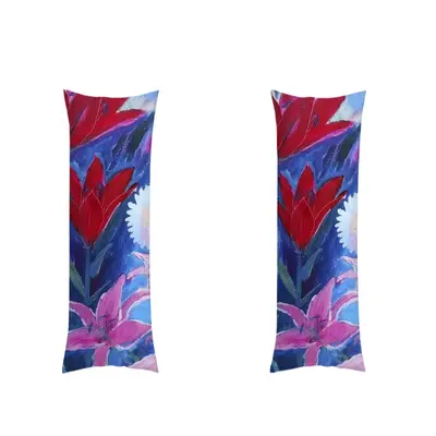 Lilies In The Evening Long Pillow (Multi-Size)