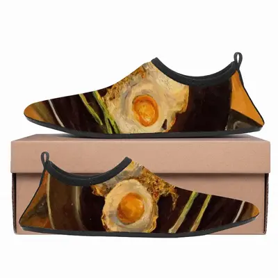 Men Fried Eggs Modern Diving Beach Shoes