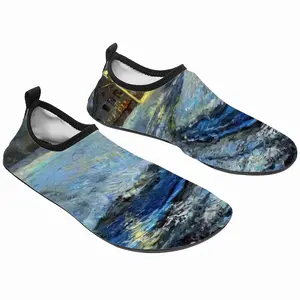 Men Night Winter Road Diving Beach Shoes